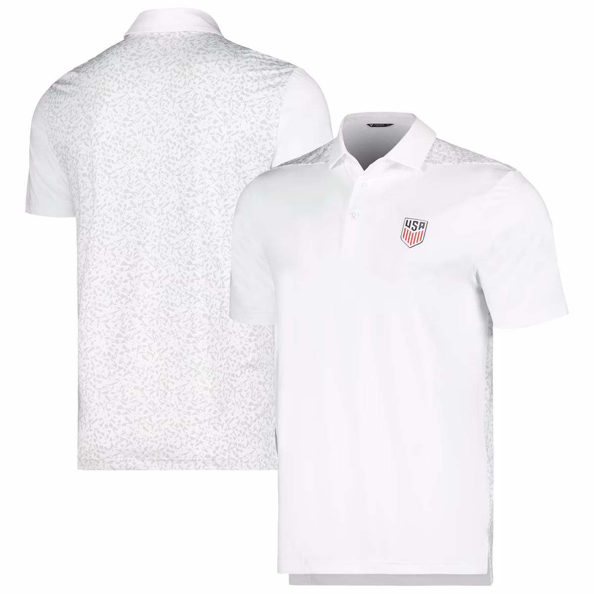 Men's Levelwear  White USMNT Spry Performance Polo