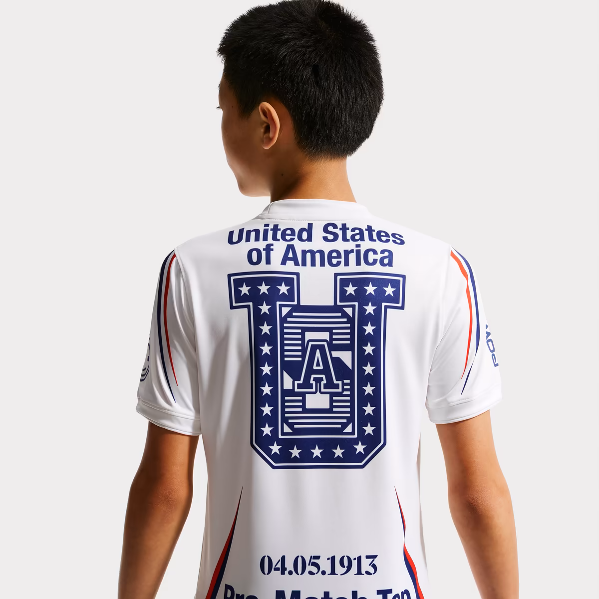 Youth Nike White USMNT x VAA 2026 Dri-FIT Pre-Match Top