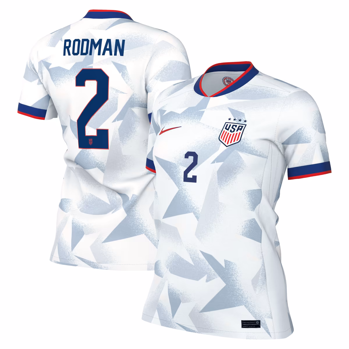 Women's Nike Trinity Rodman White USWNT 2025 Home Replica Player Jersey