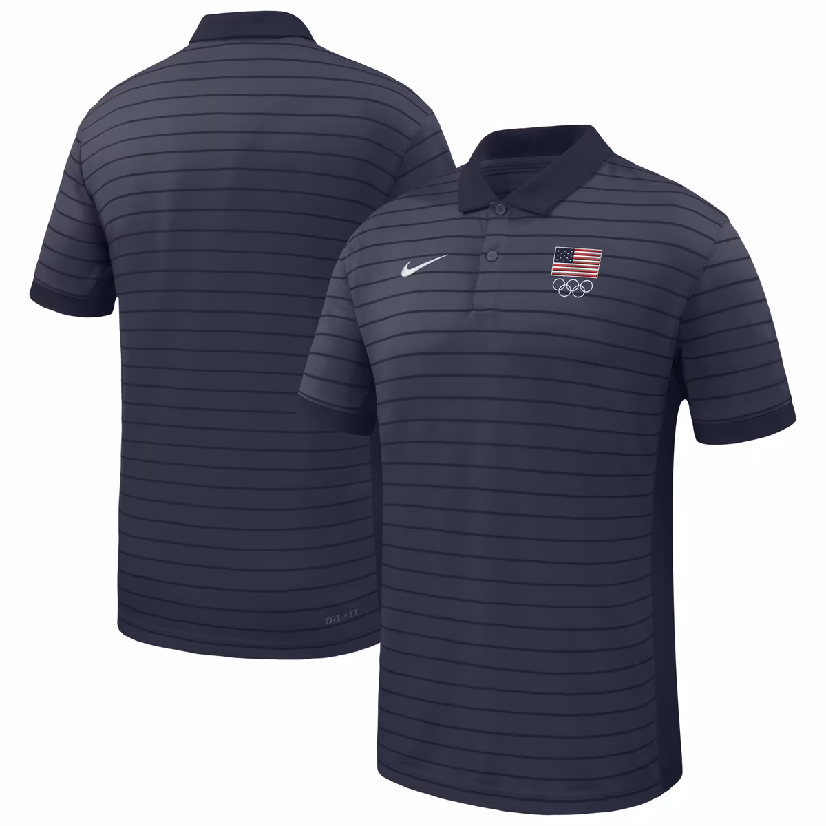 Men's Nike Navy Team USA Team Victory Stripe Polo 7 Men's Nike Navy Team USA Team Victory Stripe Polo