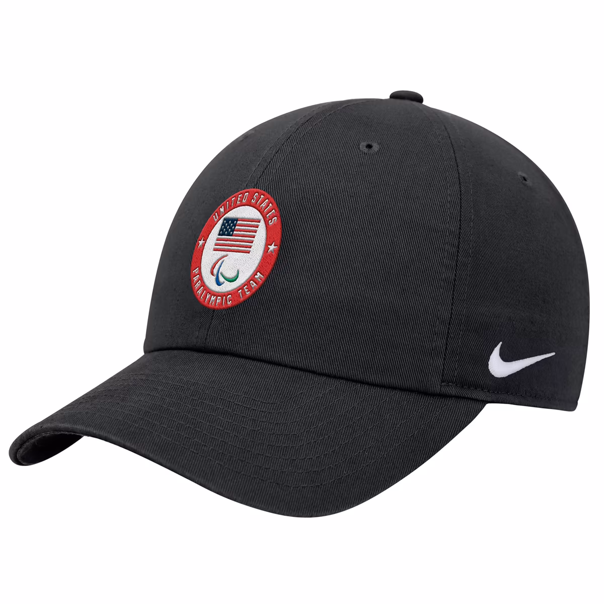 Men's Nike Black U.S. Paralympics Crest Logo Club Adjustable Hat 10 Men's Nike Black U.S. Paralympics Crest Logo Club Adjustable Hat