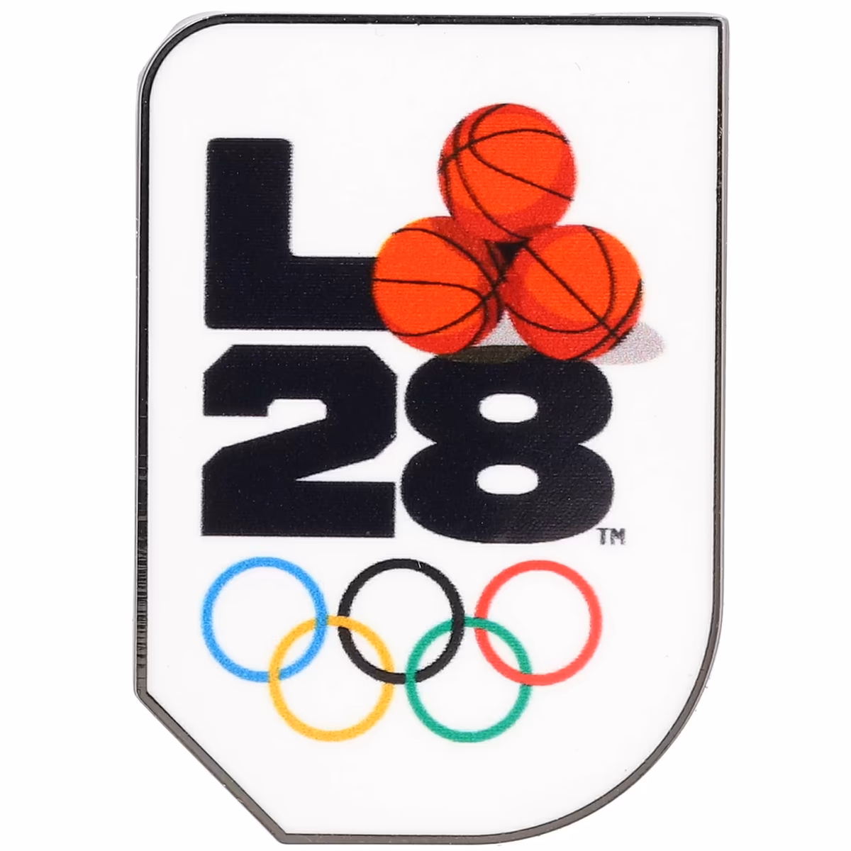 LA28 Summer Olympics Basketball Pin