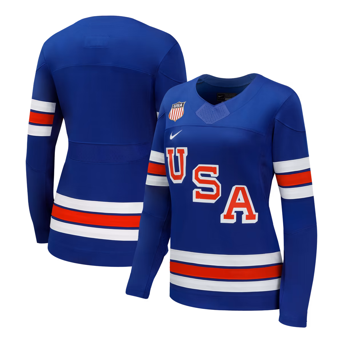 Women's Nike  Royal USA Hockey 2026 Home Replica Jersey