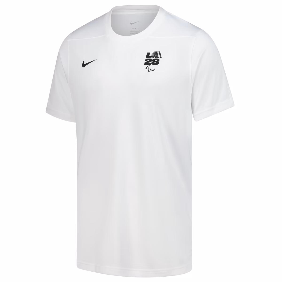 Men's Nike White LA28 Paralympics Performance Coaches T-Shirt 2 Men's Nike White LA28 Paralympics Performance Coaches T-Shirt