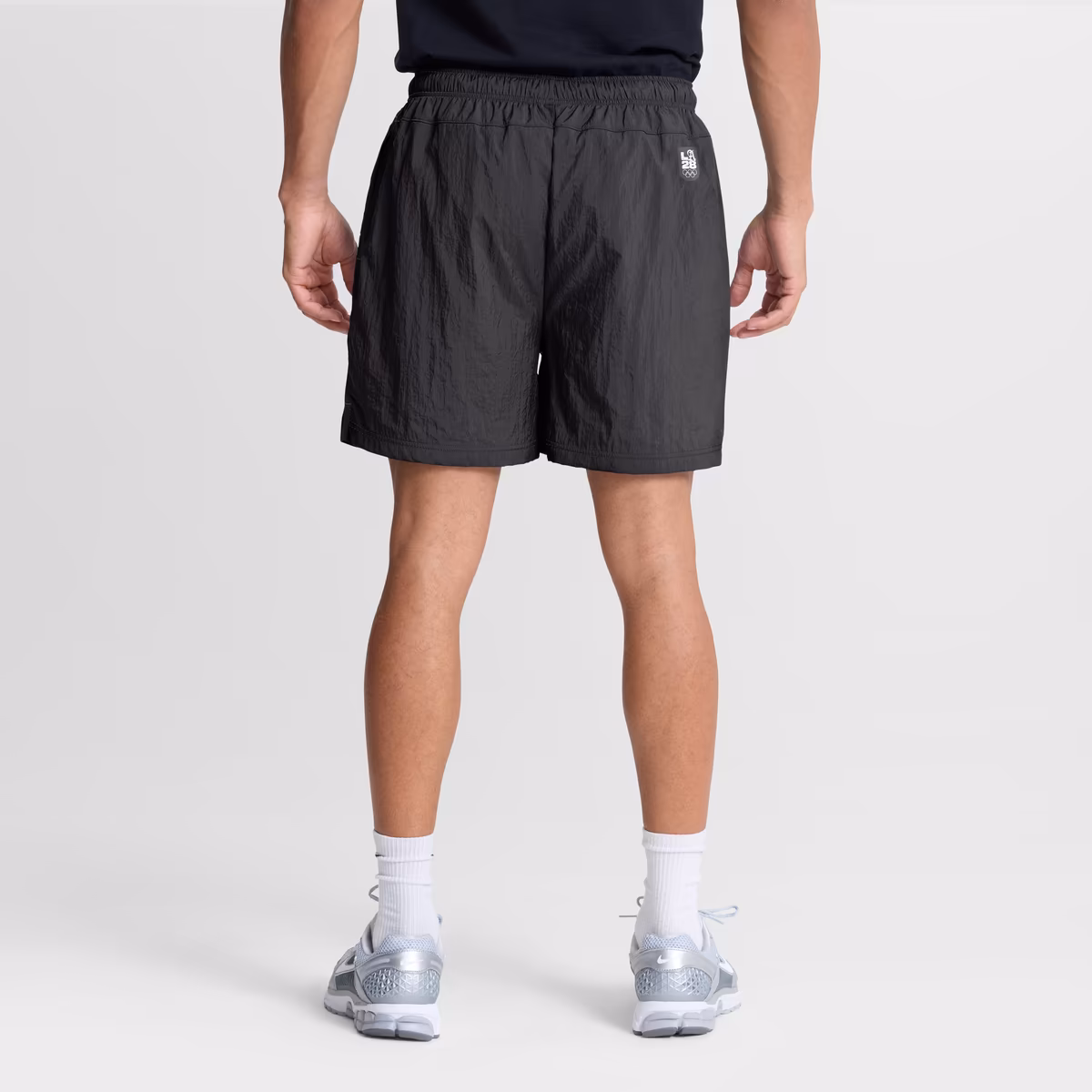 Men's Fanatics Gray LA28 Summer Olympics In the Zone Badge Woven Shorts 2 Men's Fanatics Gray LA28 Summer Olympics In the Zone Badge Woven Shorts