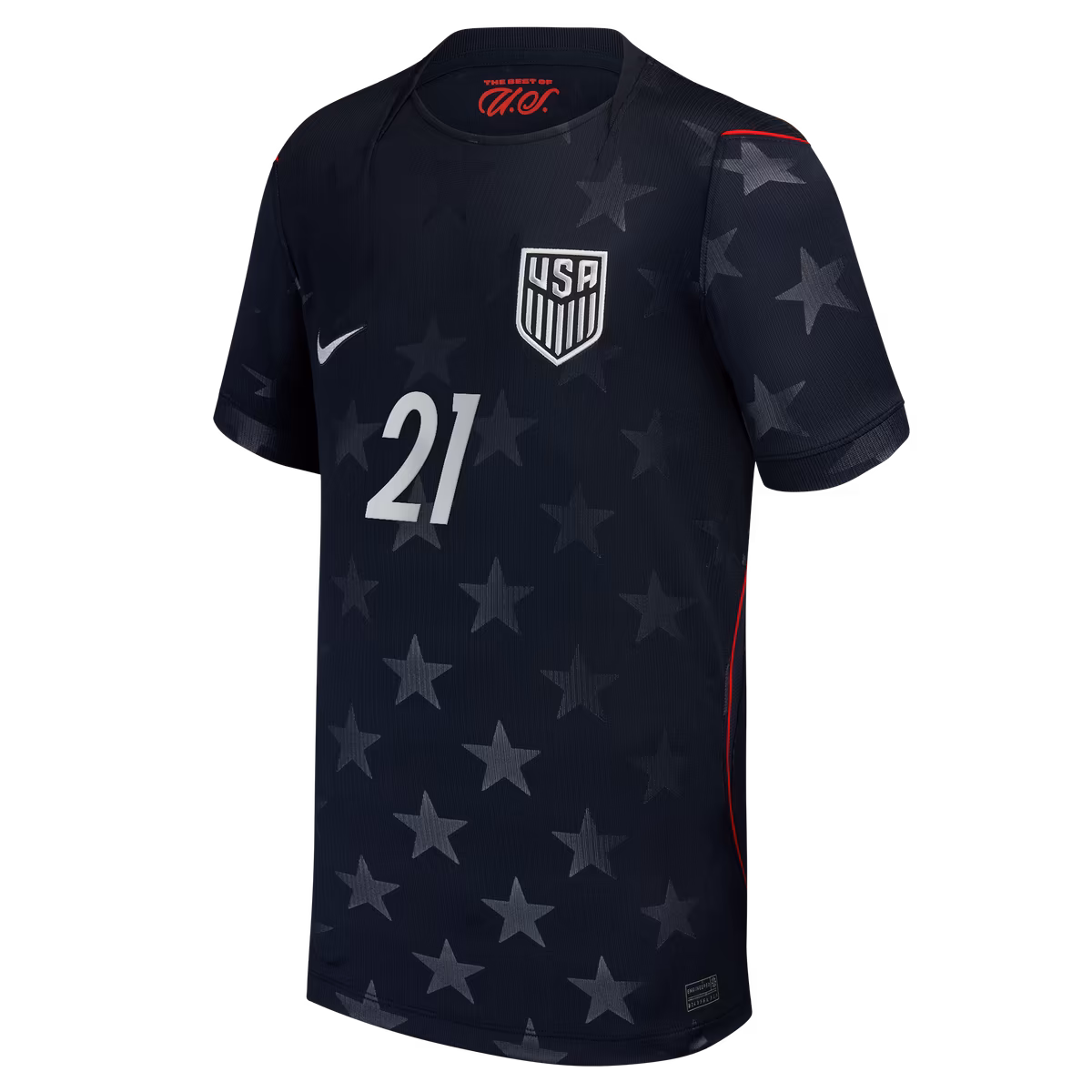 Youth Nike Timothy Weah Blue USMNT 2026 Away Stadium Replica Jersey 2 Youth Nike Timothy Weah Blue USMNT 2026 Away Stadium Replica Jersey