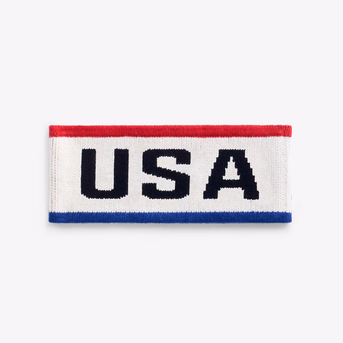 Unisex Cream Team USA Knit Headband 3 Unisex Cream Team USA Knit Headband