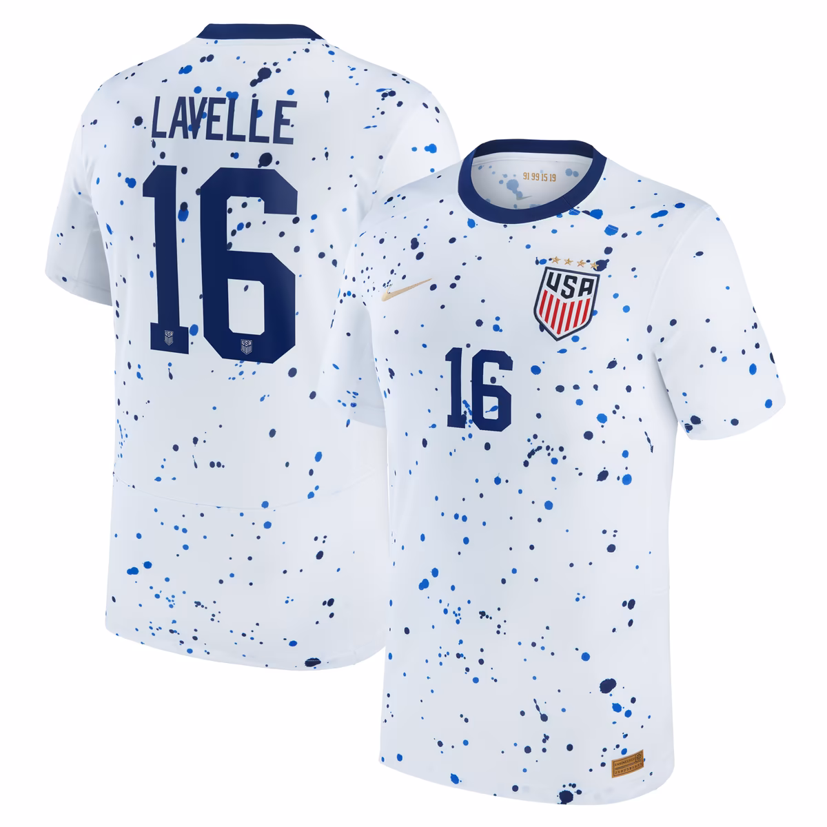 Youth Nike Rose Lavelle White USWNT 2023 Home Replica Jersey