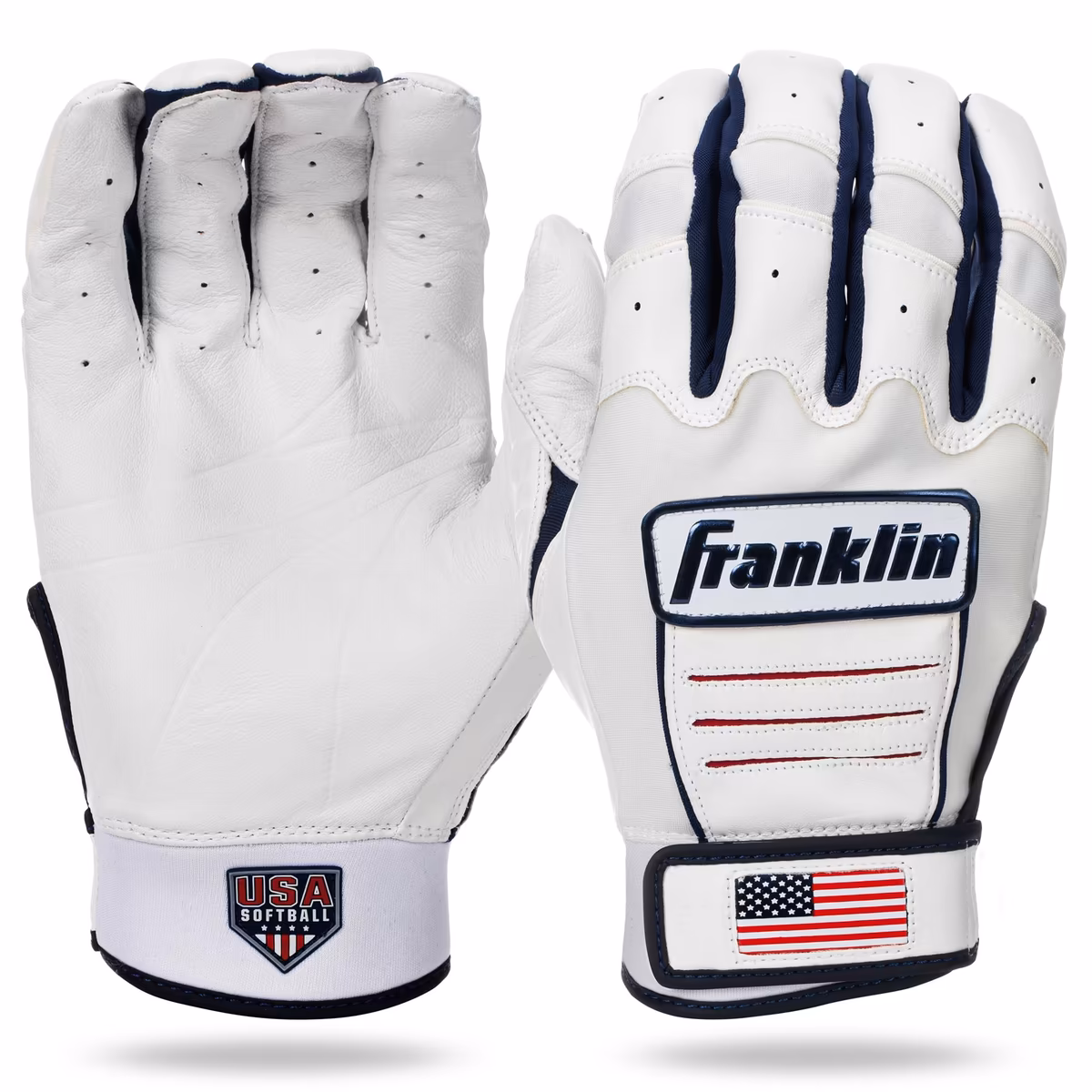 Franklin Sports USA Softball CFX Pro Fastpitch Batting Gloves