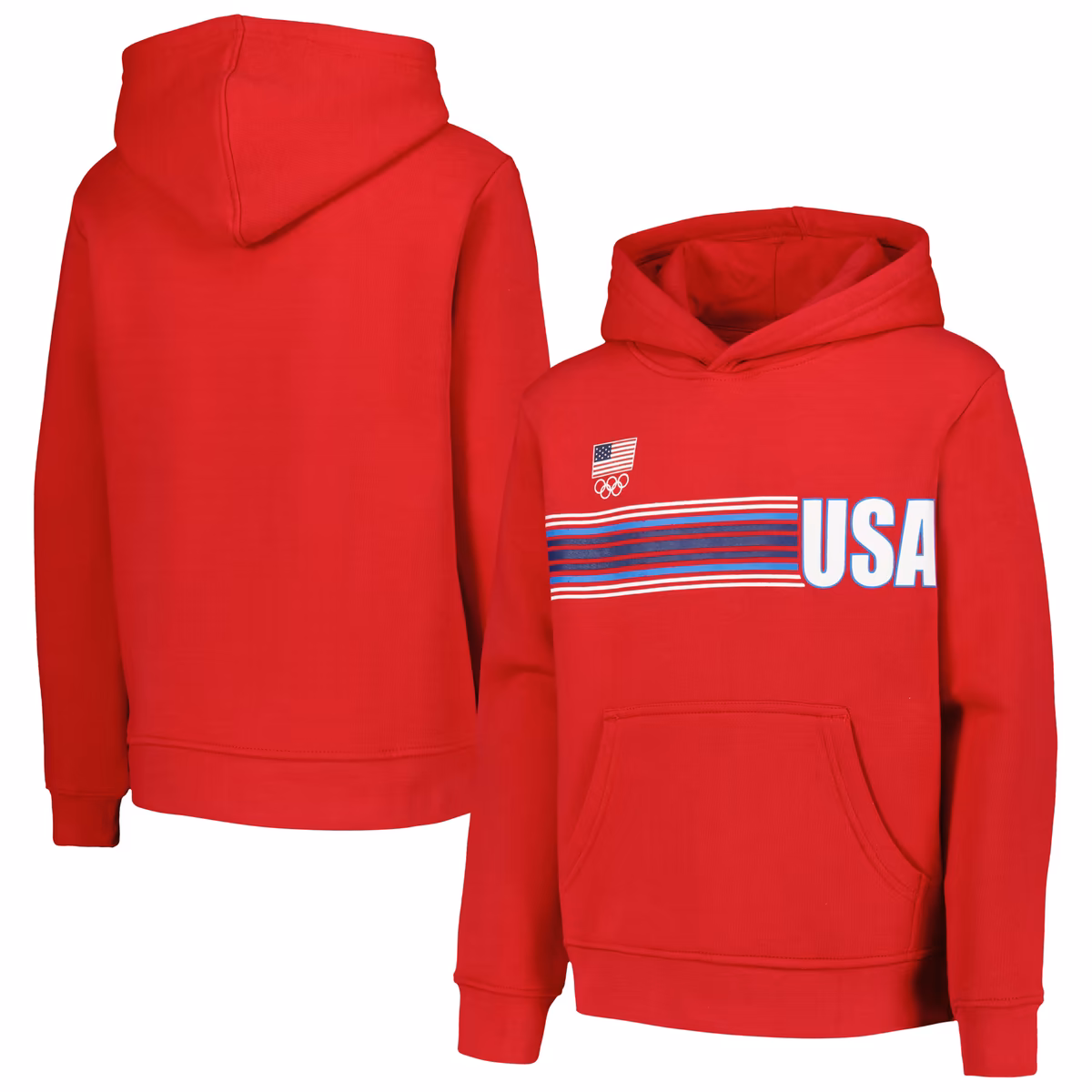 Youth Red Team USA Sunset Pullover Hoodie