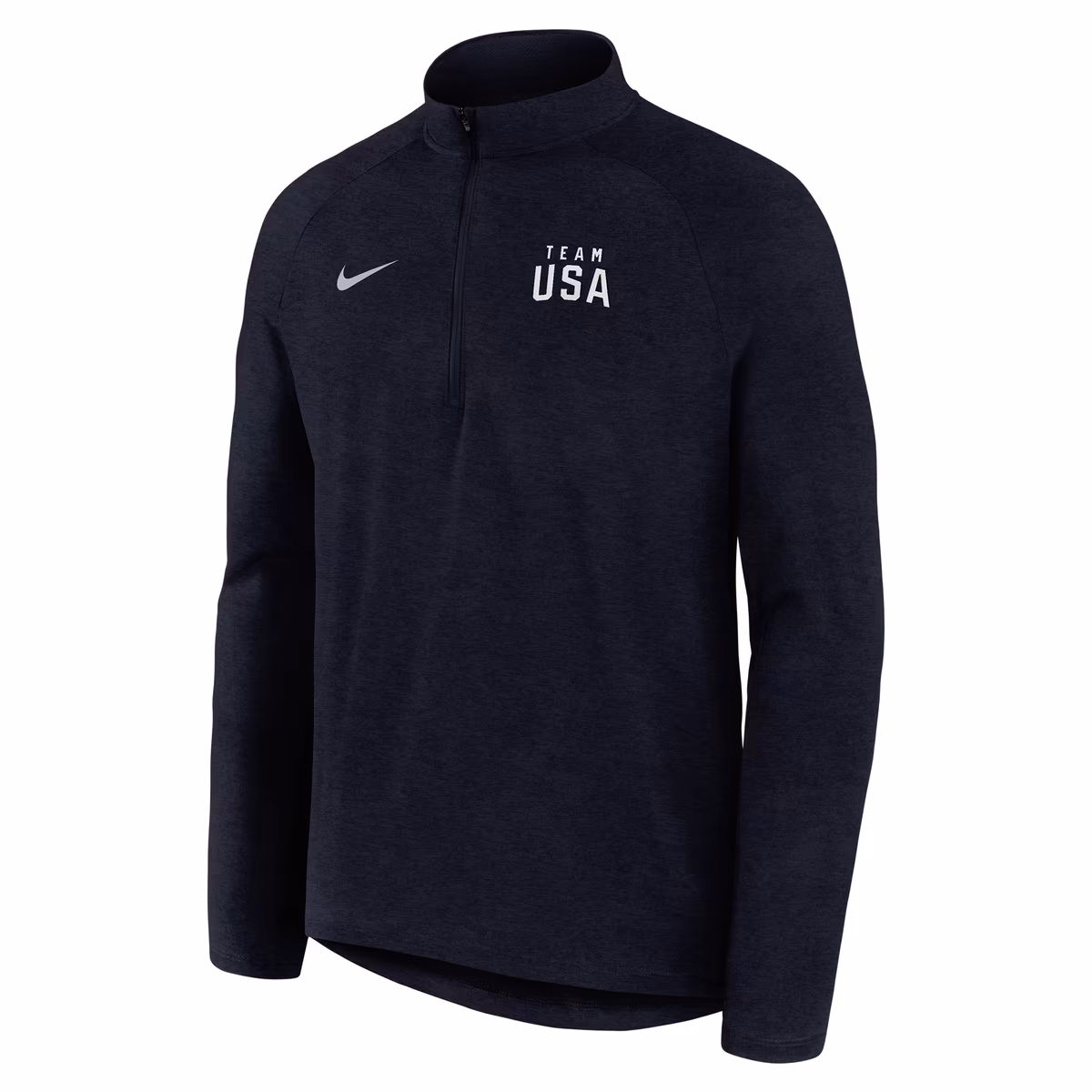 Men's Nike Navy Team USA Stride Raglan Dri-FIT Half-Zip Pullover 6 Men's Nike Navy Team USA Stride Raglan Dri-FIT Half-Zip Pullover
